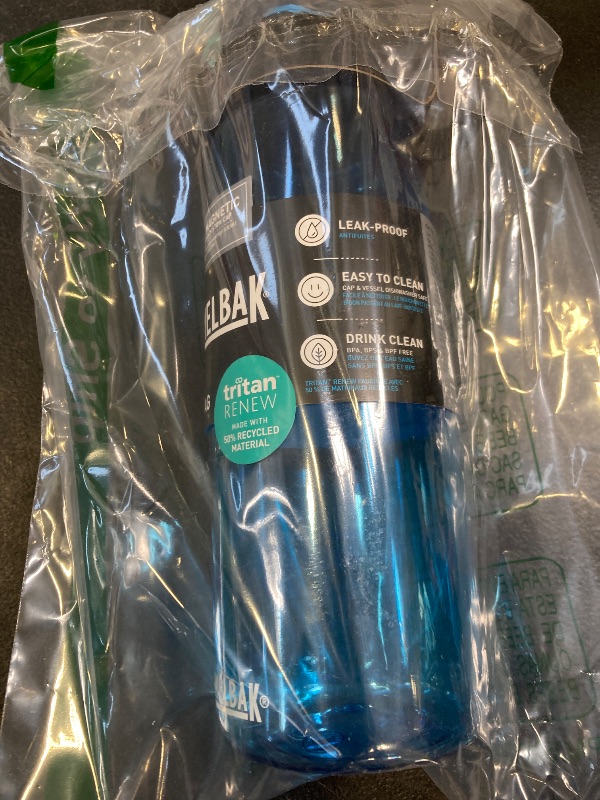 Photo 1 of CamelBak Chute Mag Tritan Renew Water Bottle with Magnetic Twist-on Cap True Blue, 25oz
