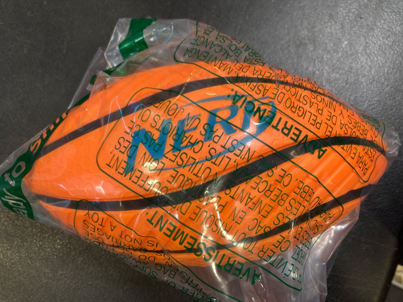 Photo 1 of Nerf Kids Foam Football - Spiral Grip Mini Soft Foam Football for Kids - Easy Grip Junior Ball - 8.5"