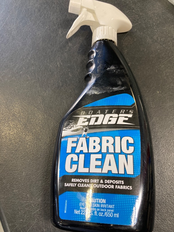 Photo 1 of BOATER'S EDGE Fabric Clean - Marine Grade Fabric & Canvas Cleaner + Stain Remover - 32 OZ (BE2222)