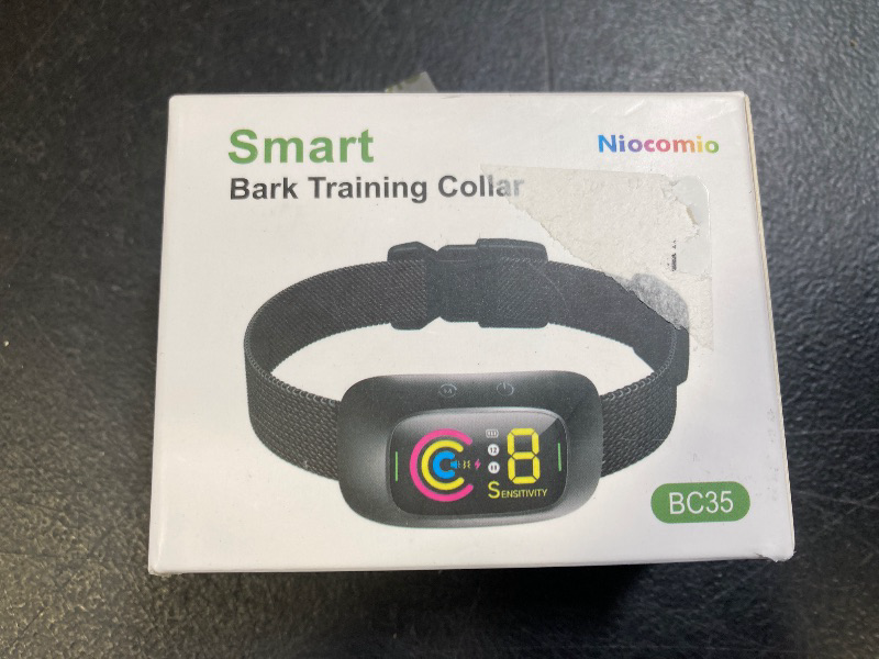 Photo 1 of Dog Bark Collar, Smart Bark Collar for Large Medium Small Dogs, Automatic Barking Control, No Bark Training Collar with Beep Vibration Safe Shock, Anti Barking Collar for Dogs -2024 Upgraded Version