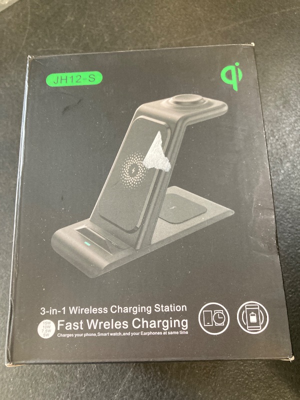 Photo 1 of Wireless Charging Station for Samsung Wireless Charger Galaxy S25 Ultra/S25/S24/S23/S22/S21/S20/S10/Note20/10/9/8 Galaxy Watch 7/6/5 Pro/4/3 Active 2/1 Stand Galaxy Buds3/2 Pro/Live Multiple Devices