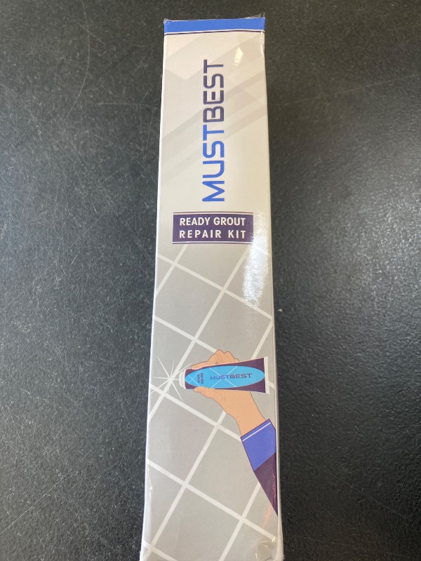 Photo 1 of MUSTBEST Tile Grout Repair Kit (Grey 8.8 Oz - 250 Gr), Four-Way Use, Repair, Renew, Repaint, Fill The Gaps, Fast Drying, Odorless, Waterproof And Pre-Mixed Grout Pen For Shower, Kitchen, Pool, Bathroom