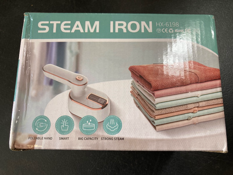 Photo 1 of Travel Steamer Iron for Clothes Mini - Portable Ironing Machine Travel Small Size Portable Steamer Travel College Dorm Home Essentials Steamer for Clothes(Purple)