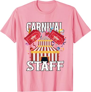 Photo 1 of Carnival Staff Circus Event Security Ringmaster Lover Gift T-Shirt Pink - Size S