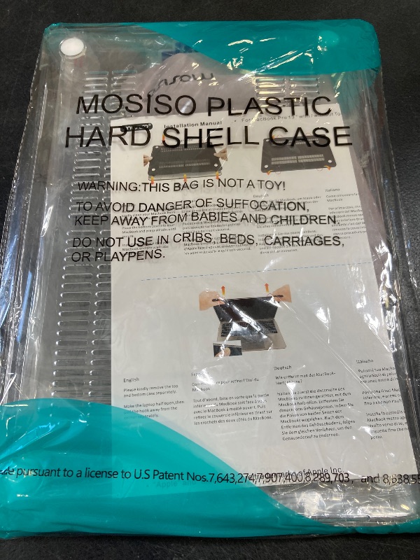 Photo 1 of MOSISO Compatible with MacBook Pro 13 inch Case M2 2025, 2024, 2023, 2022-2016 A2338 M1 A2251 A2289 A2159 A1989 A1708 A1706, Plastic Hard Shell & Keyboard Cover & Screen Film & Storage Bag, Navy Blue