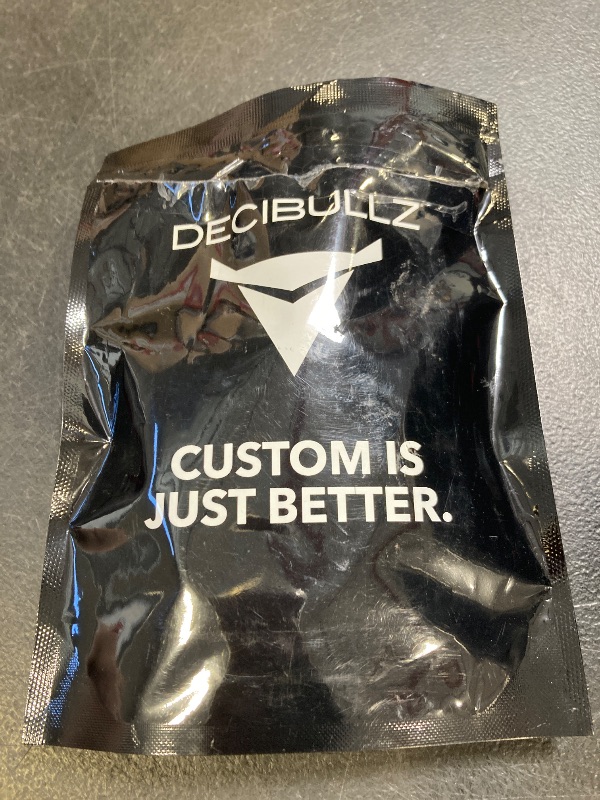 Photo 1 of Decibullz - Zipper Headphones Carrying Case, Perfect for Earphones and Earplugs (Black)
