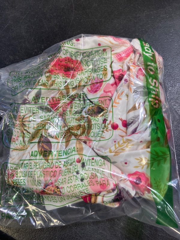 Photo 1 of Receiving Blankets for Baby Girls Swaddle Blanket with Headband Set for 0-3 Month Cotton Knitted Newborn Swaddle Wrap Perfect Shower Gift (Pink Flower)
