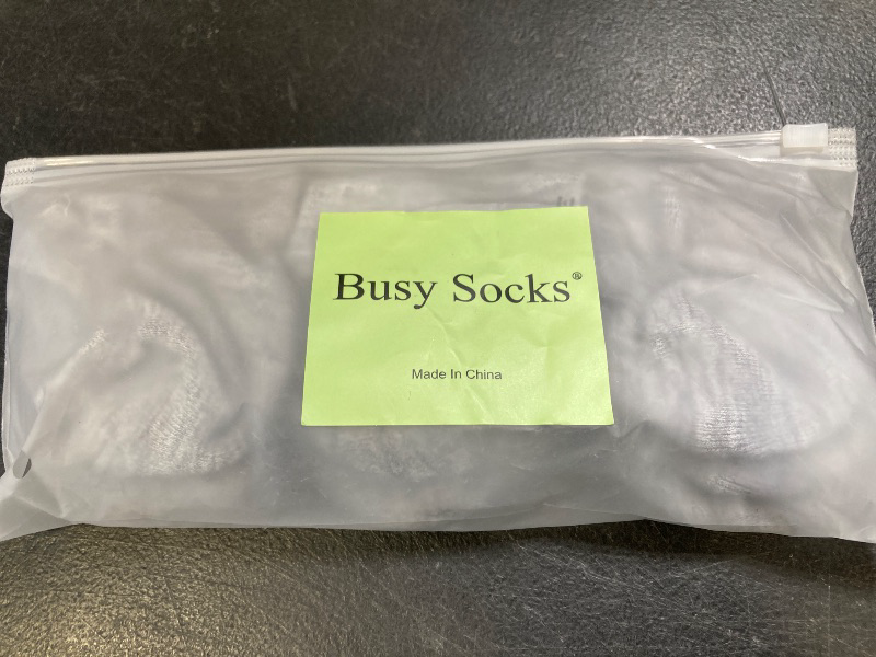 Photo 1 of Busy Socks Women's Grey Wool Athletic Socks Pack, Organic Low Cut Cushioned Running Wool Socks Gift for Runner with Cute Wing Patterned, 3 Pairs, Medium, Grey