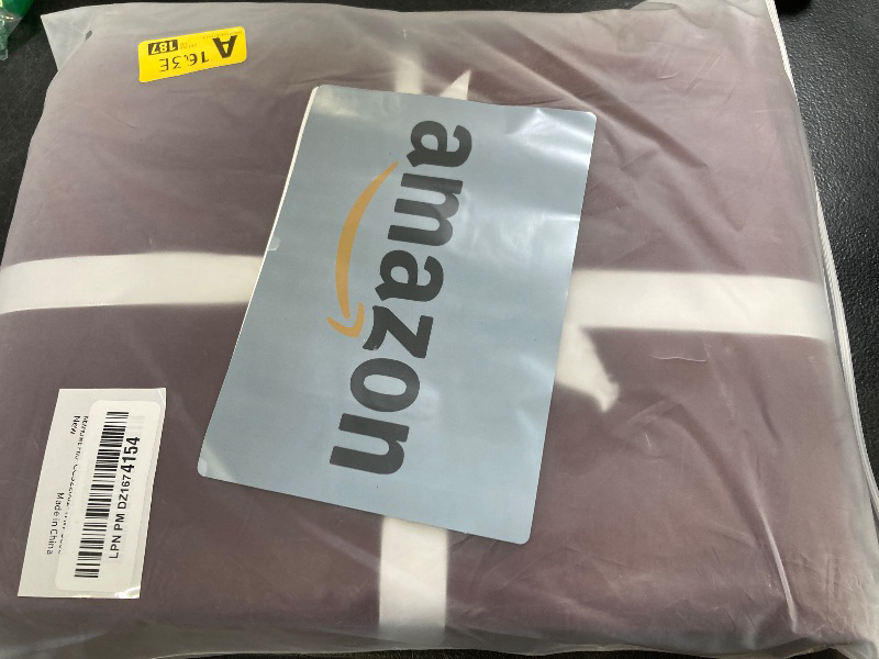 Photo 1 of NEXHOME PRO Duvet Cover Set Queen Size Linen Look Textured 100% Washed Cotton Duvet Cover Burgundy Dark Red 3 Pieces Bedding Set with Zipper Closure, Breathable, Soft Organic Natural(No Comforter)