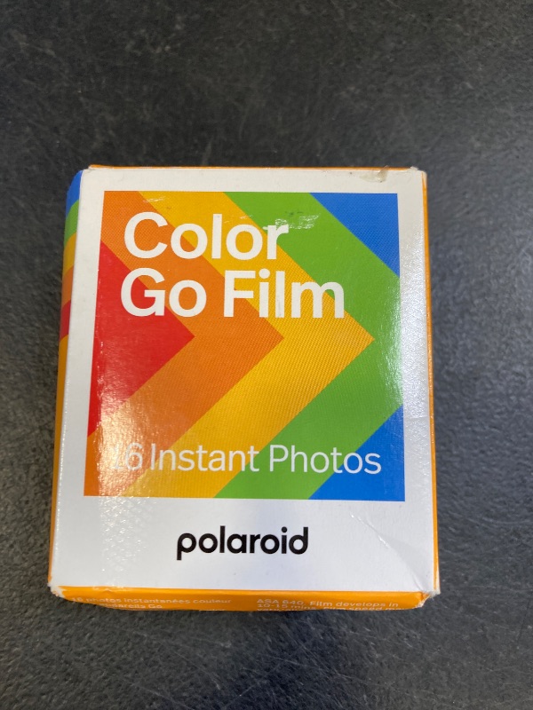 Photo 1 of Polaroid Go Color Film - Double Pack (16 Photos) (6017) - Only Compatible with Polaroid Go Camera