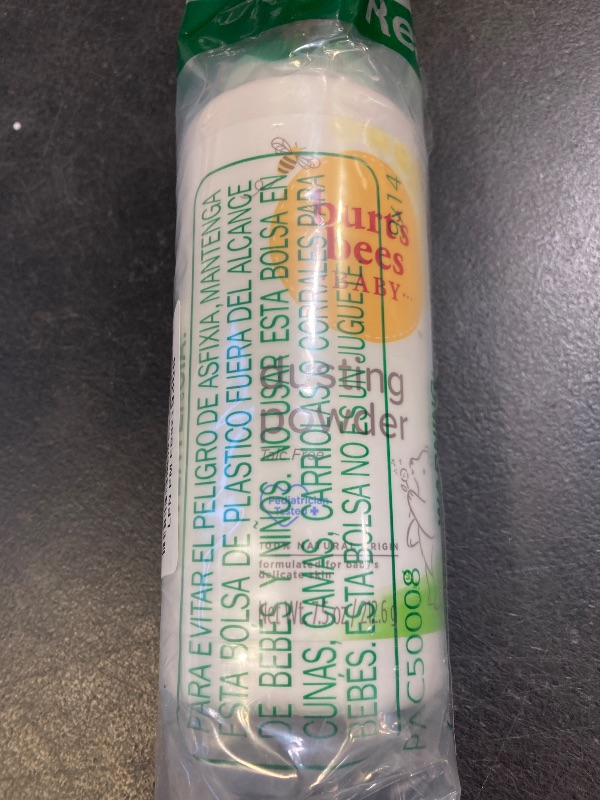 Photo 1 of Burt's Bees Baby Dusting Powder, Talc Free and Hypoallergenic for Safe and Gentle Comfort, 100% Natural Origin, Pediatrician Tested, 7.5 Oz