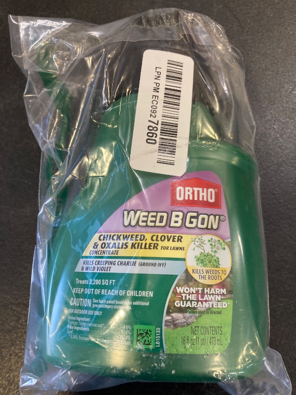 Photo 1 of Ortho  B-Gon Chickweed, Clover & Oxalis Killer for Lawns Concentrate, Treats 3,200 sq. ft., 16 fl. oz.