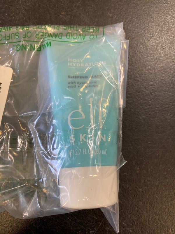 Photo 1 of e.l.f. Holy Hydration! Sleep Mask, Ultra-Hydrating Dual-Use Face Mask, Replenishes & Nourishes Dry Skin for a Plumped Up Complexion, 2.7 Fl Oz (80mL)