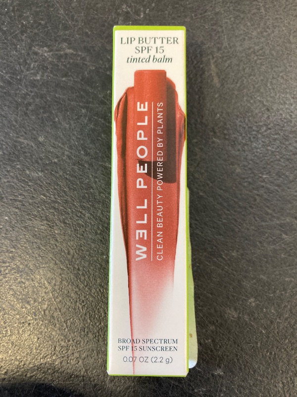 Photo 1 of Well People Lip Butter SPF 15 Tinted Balm, Hydrating Lip Balm For Sun Protection & A Hint Of Color, Infused With Non-Micronized Zinc Oxide, Vegan & Cruelty-free, Afterglow