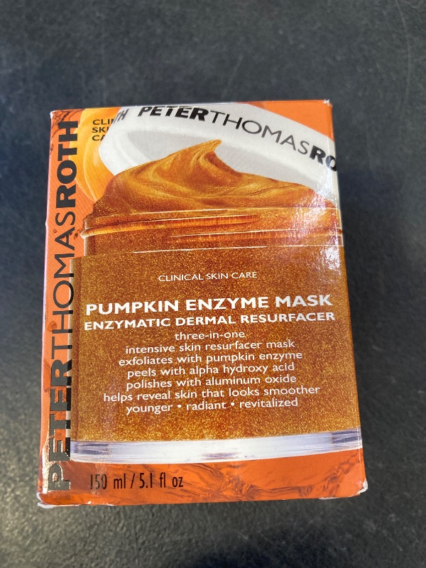 Photo 1 of Peter Thomas Roth | Pumpkin Enzyme Mask | Enzymatic Dermal Resurfacer, Exfoliating Pumpkin Facial Mask for Dullness, Fine Lines, Wrinkles and Uneven Skin Tone , 1 count (5 Fl Oz)