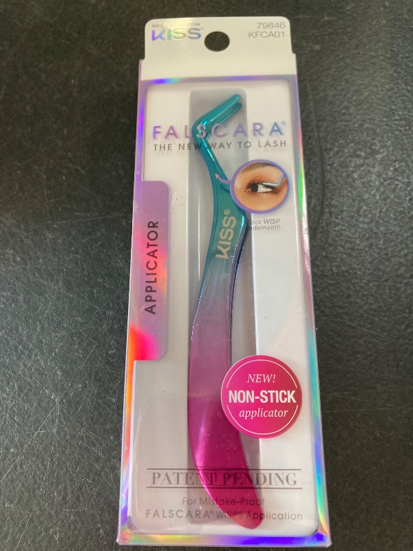 Photo 1 of KISS Falscara DIY Eyelash Extension Wisp Applicator for Mistake-Proof Artificial Lash Placement – Ergonomically Designed Handle to Easily Build Your Featherlight Synthetic Reusable Eyelash Clusters