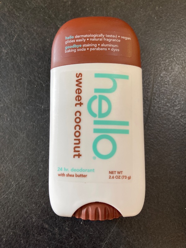 Photo 1 of HELLO Sweet Coconut Deodorant, 2.6 OZ