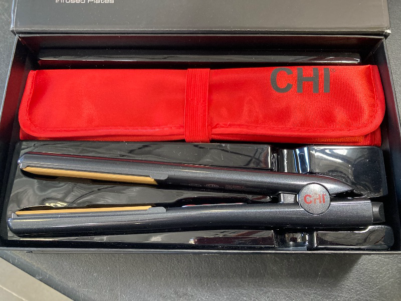 Photo 1 of CHI G2 Digital Flat Iron, Straightening Hairstyling Iron For Smooth, Silky Hair, Titanium Infused Ceramic 1" Plates