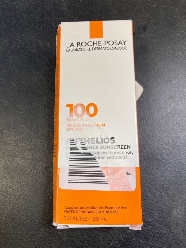 Photo 1 of La Roche-Posay Anthelios Melt-In Milk Sunscreen SPF 100, Sunscreen For Body & Face, Broad Spectrum SPF + Antioxidants, Oil Free, For Sun Sensitive Skin, Oxybenzone Free