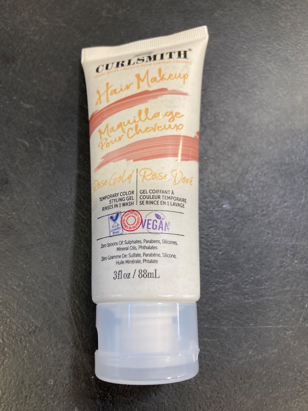 Photo 1 of Curlsmith - Hair Makeup - Vegan Temporary Hair Color and Styling Gel (Rose Gold 3fl.oz)