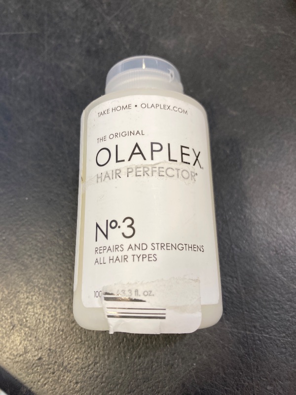 Photo 1 of Olaplex No. 3 Hair Perfector Repairing Hair Treatment, Concentrated for Dry Damaged Hair, Repairs & Strengthens All Hair Types, 3.3 fl oz