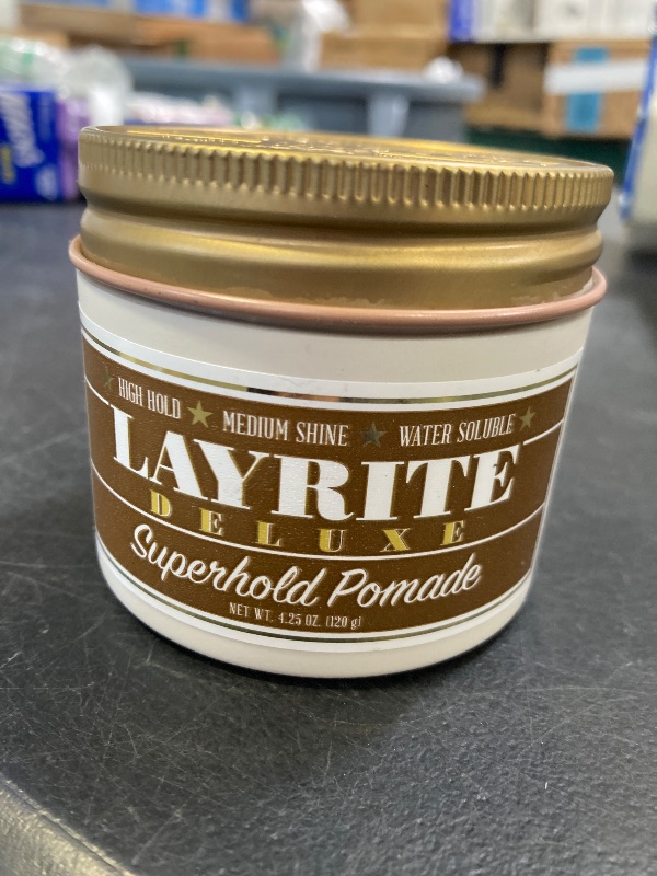 Photo 1 of Layrite Superhold Pomade, 4.25 oz Orange