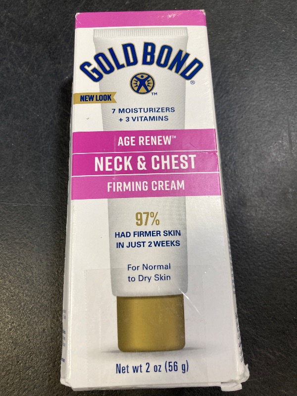 Photo 1 of Gold Bond Age Renew Neck & Chest Firming Age Renew Cream, 2 oz., Clinically Tested Skin Firming Cream