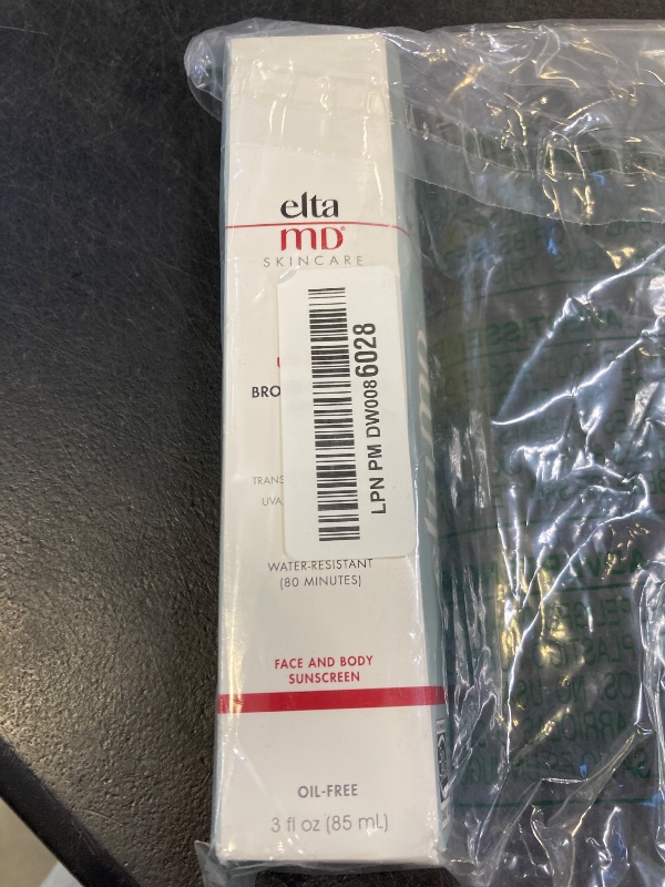 Photo 1 of EltaMD UV Sheer Face and Body Sunscreen SPF 50+, Oil Free, No White Cast Sunscreen for Face and Body, Zinc Oxide Formula, 3.0 oz Tube