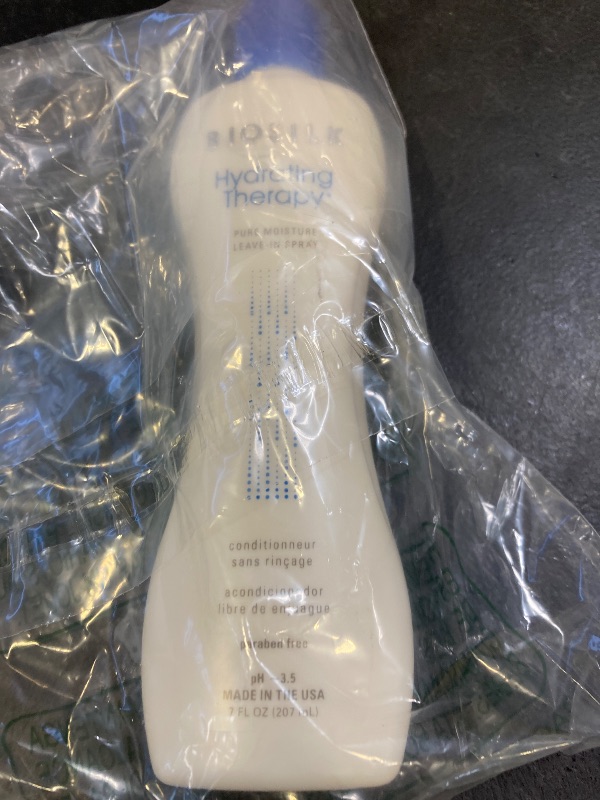 Photo 1 of BioSilk Hydrating Therapy Pure Moisture Leave-In Spray, Replenishes Hair Moisture & Protects From Frizz, Sulfate, Paraben, & Cruelty-Free, 7 Oz