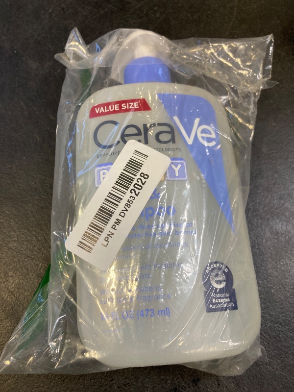 Photo 1 of CeraVe Baby Wash & Shampoo, 2-in-1 Tear-Free for Skin Hair Fragrance, Paraben, Dye, Phthalates Sulfate Free Bath, Soap with Vitamin E 16 Ounce
