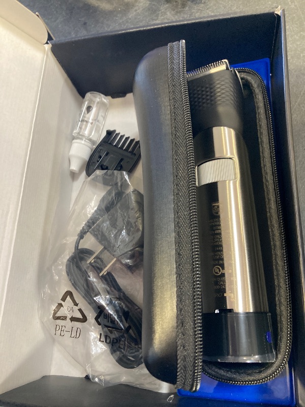 Photo 1 of Philips Norelco Series 9000, Ultimate Precision Beard and Hair Trimmer with Beard Sense Technology for an Even Trim, BT9810/40