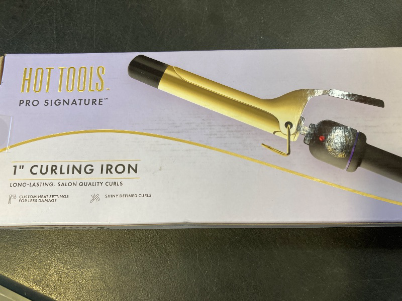 Photo 1 of Hot Tools 1" Curling Iron for Beginners | Long-Lasting Results, Defined Curls and Easy to Use with Temperature Control for All Hair Types 