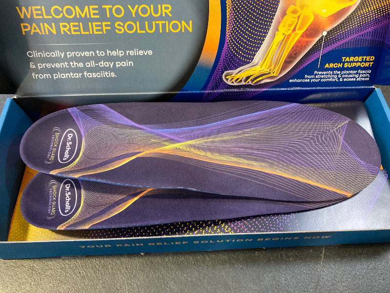 Photo 1 of Dr. Scholl's Plantar Fasciitis Sized to Fit Pain Relief Insoles // Shoe Inserts with Arch Support for Men and Women, 1 Count