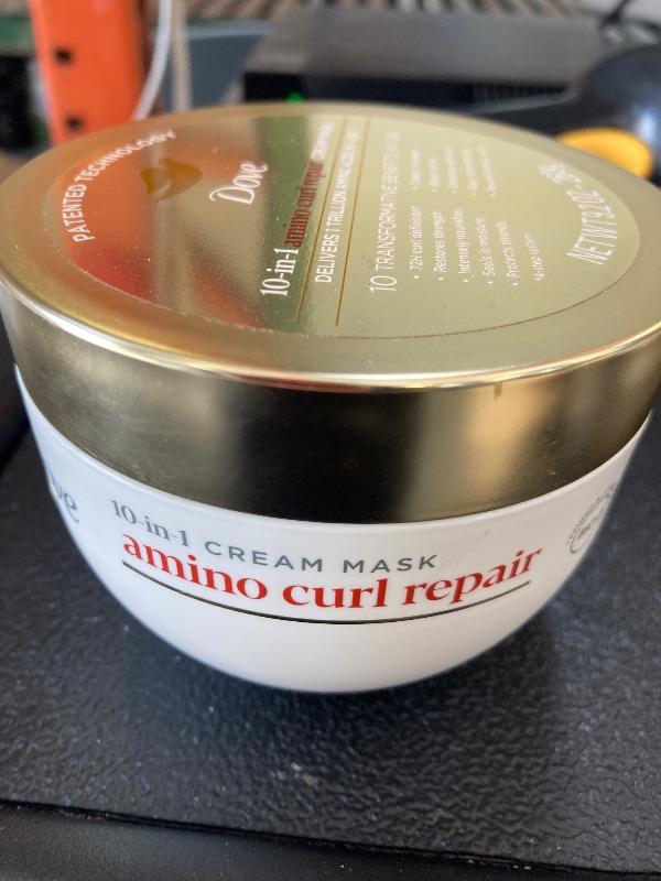 Photo 1 of Dove Hair Amino Curl Repair 10in1 Cream Mask for Curly, Coily Hair with Bio Protein Care Technology and Amino + Jojoba Oil 9.2 fl oz.