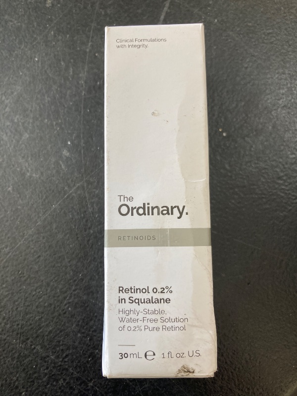 Photo 1 of The Ordinary Retinol 0.2% in Squalane, Gentle Retinol Serum for the Face That Is Anti-Aging and Skin Smoothing, 1 Fl Oz