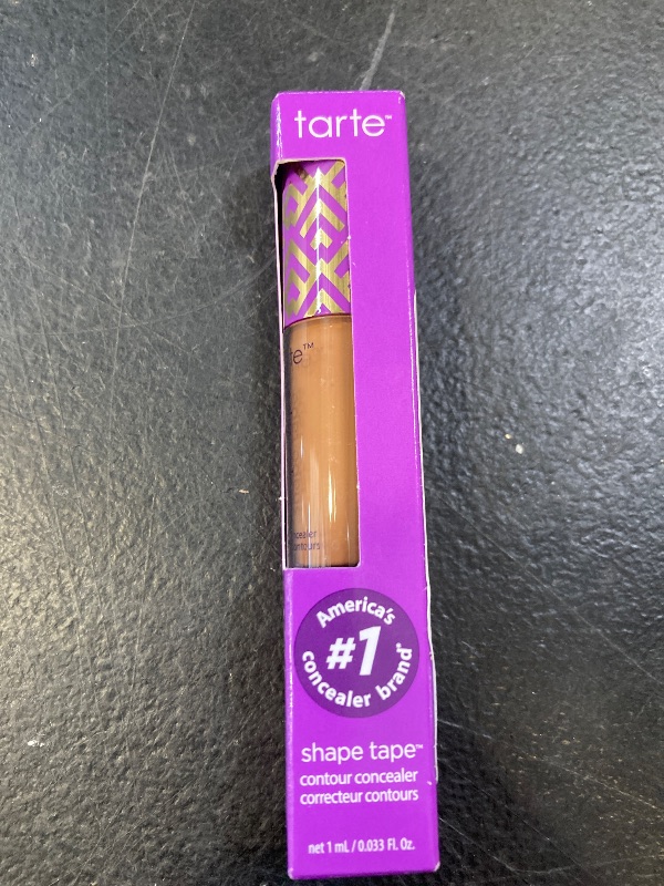 Photo 1 of tarte shape tape full-coverage concealer - 53H deep honey (deep skin with warm, peach undertones) - travel size
