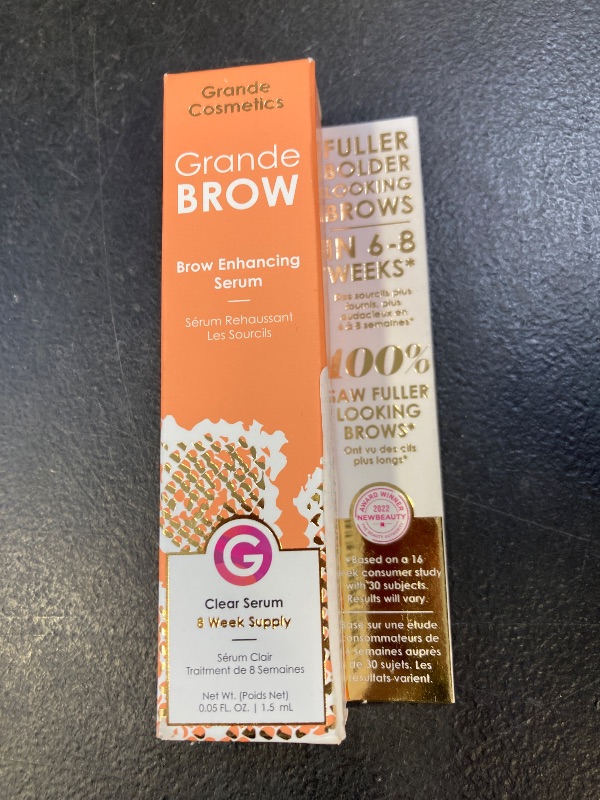 Photo 1 of Grande Cosmetics GrandeBROW Brow Enhancing Serum, 8 Week Starter Supply , 0.05 Fl Oz (Pack of 1)