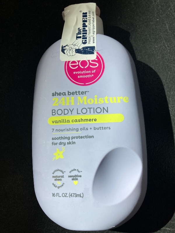 Photo 1 of eos Shea Better Body Lotion- Vanilla Cashmere, 24-Hour Moisture Skin Care, Lightweight & Non-Greasy, Made with Natural Shea, Vegan, 16 fl oz