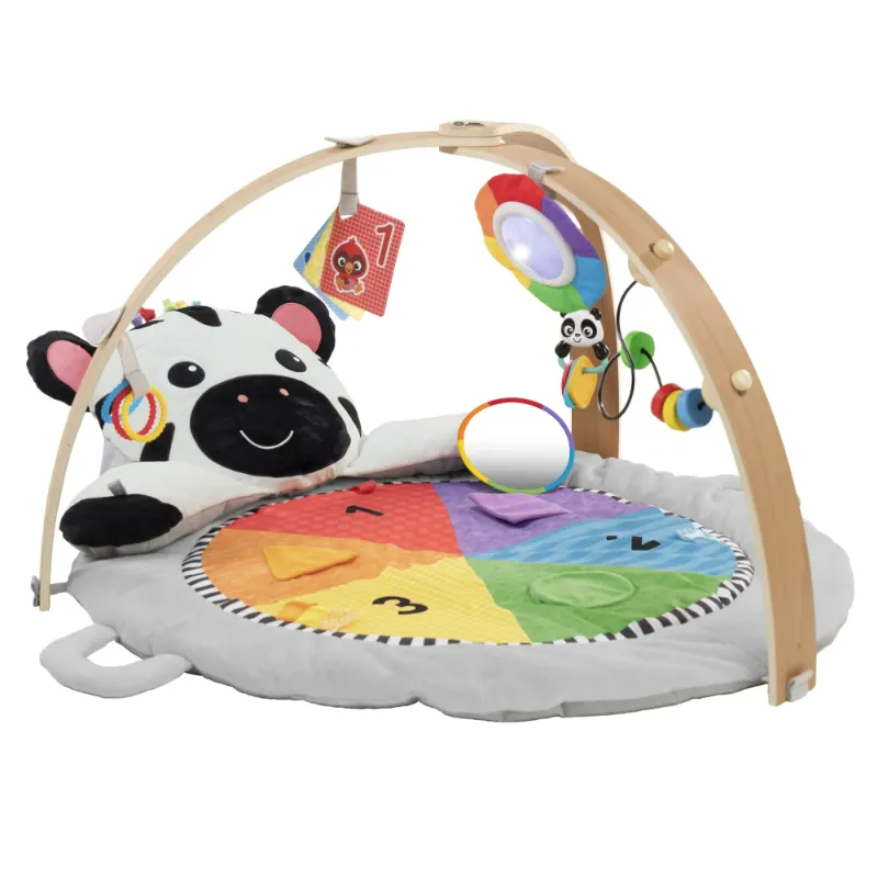 Photo 1 of Baby Einstein Zen's Activity Milestones Plush Gym, Unisex, Multicolor, For Ages Infant to Toddler