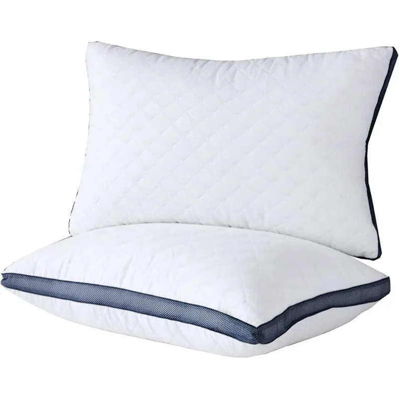 Photo 1 of Pillows for Sleeping (2-Pack), Luxury Hotel Pillows Queen Size Set of 2,Bed Pillows for Side and Back Sleeper (Queen)