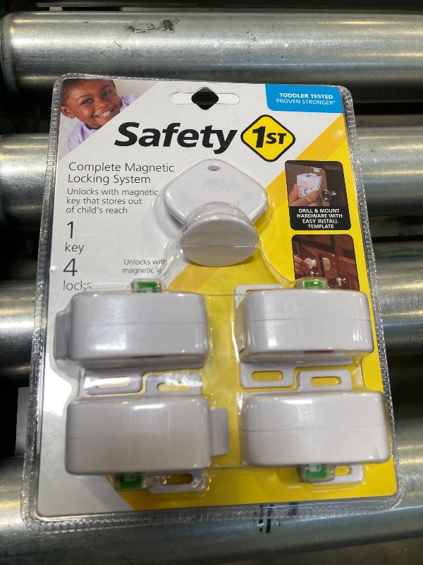 Photo 1 of Safety 1st Magnetic Cabinet Locks, 4 Locks + 1 Key