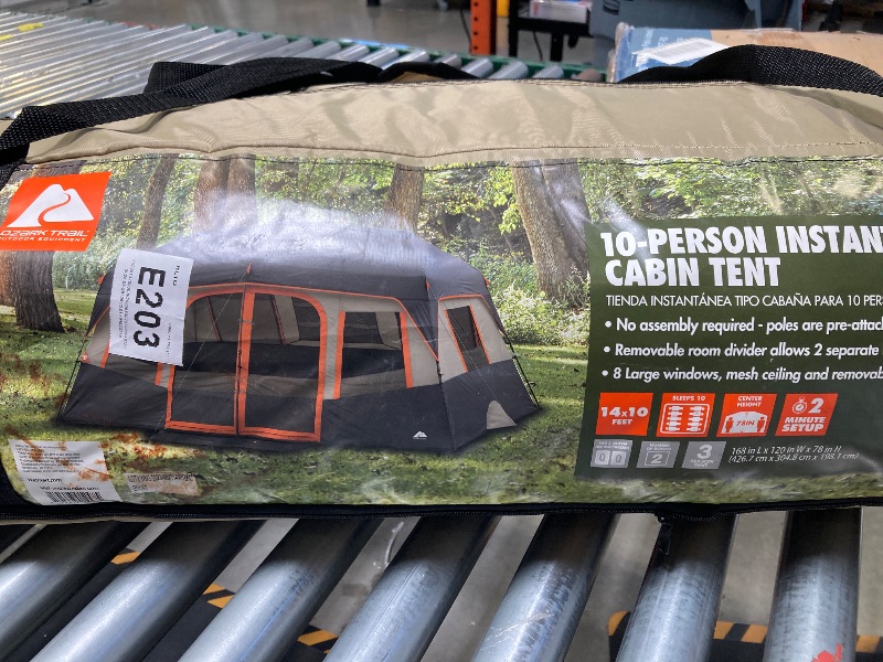 Photo 1 of Ozark Trail 14 X 10 10-Person Instant Cabin Tent 31.86 Lbs