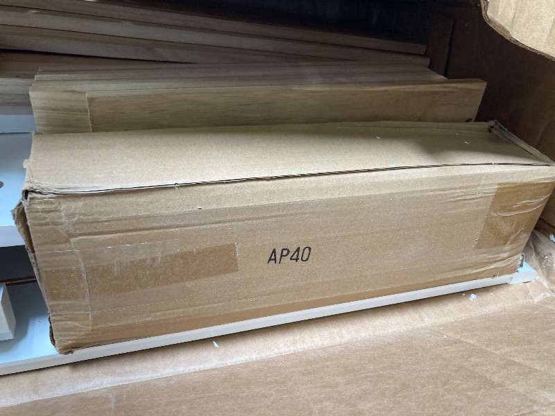 Photo 1 of Better Home Products Solid Pine Wood 6 Drawer Double Dresser in Natural & White.