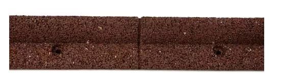 Photo 1 of EcoBorder 4 ft. Brown Rubber Landscape Edging (6-Pack)