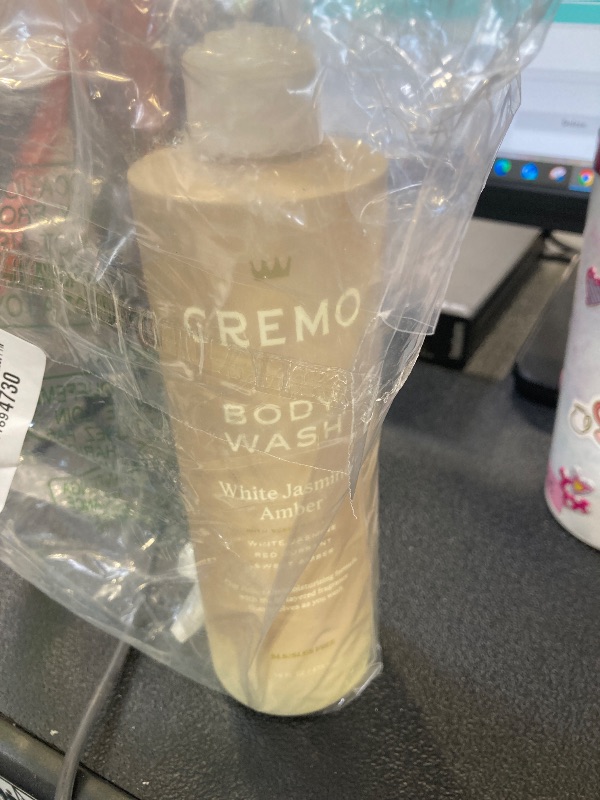 Photo 1 of Cremo White Jasmine Amber Skin Moisturizing Body Wash for Women, Notes of White Jasmine, Red Currant, and Sweet Amber, 16 Fl Oz