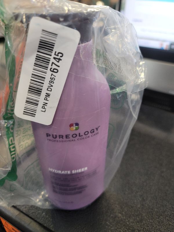 Photo 1 of Pureology Hydrate Sheer Nourishing Shampoo | For Fine, Dry Color Treated Hair | Sulfate-Free | Silicone-Free | Vegan