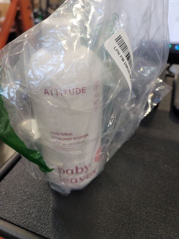 Photo 1 of ATTITUDE Baby Lotion, EWG Verified Moisturizer, Dermatologically Tested Moisturizing Cream, Vegan and Cruelty-Free, Unscented, 16 Fl Oz