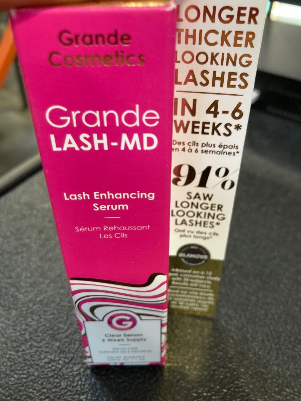 Photo 1 of Grande Cosmetics GrandeLASH-MD Lash Enhancing Serum, 1 ml - 6-week starter supply