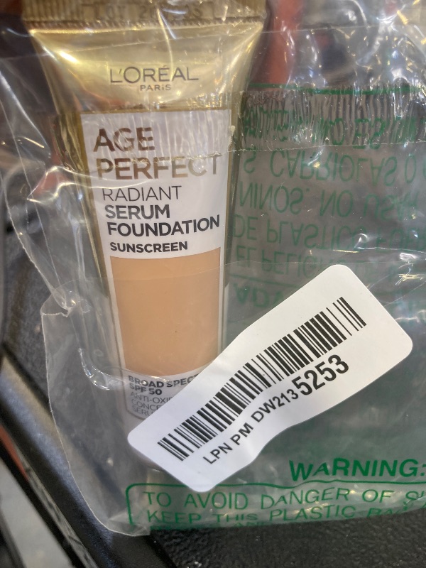 Photo 1 of L'Oreal Paris Age Perfect Radiant Serum Foundation with SPF 50, Golden Ivory, 1 Ounce