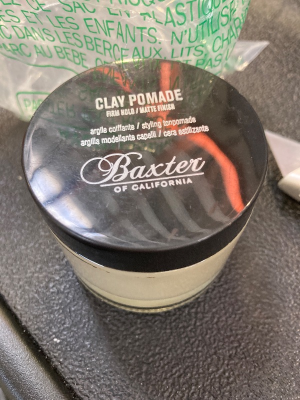 Photo 1 of Baxter of California Clay Pomade Firm Hold / Matte Finish Hair Pomade for Men and Women, Perfect for Texturizing Straight or Wavy Hair - 2 Ounces